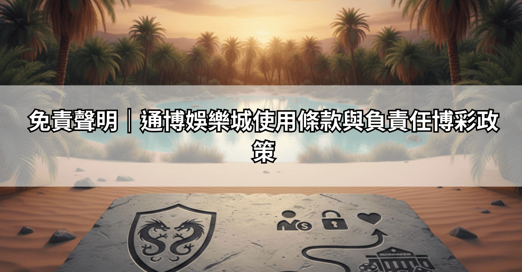 免責聲明|通博娛樂城使用條款與負責任博彩政策