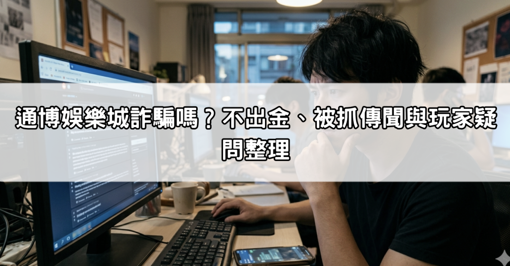 通博娛樂城詐騙嗎？不出金、被抓傳聞與玩家疑問整理