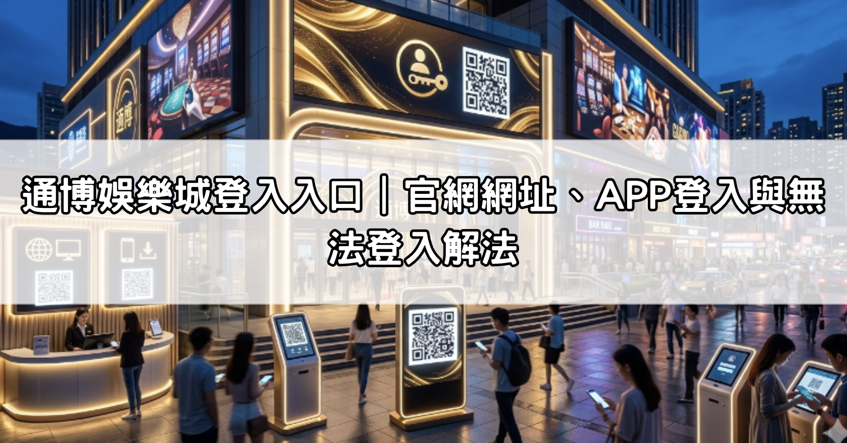 通博娛樂城登入入口｜官網網址、APP登入與無法登入解法
